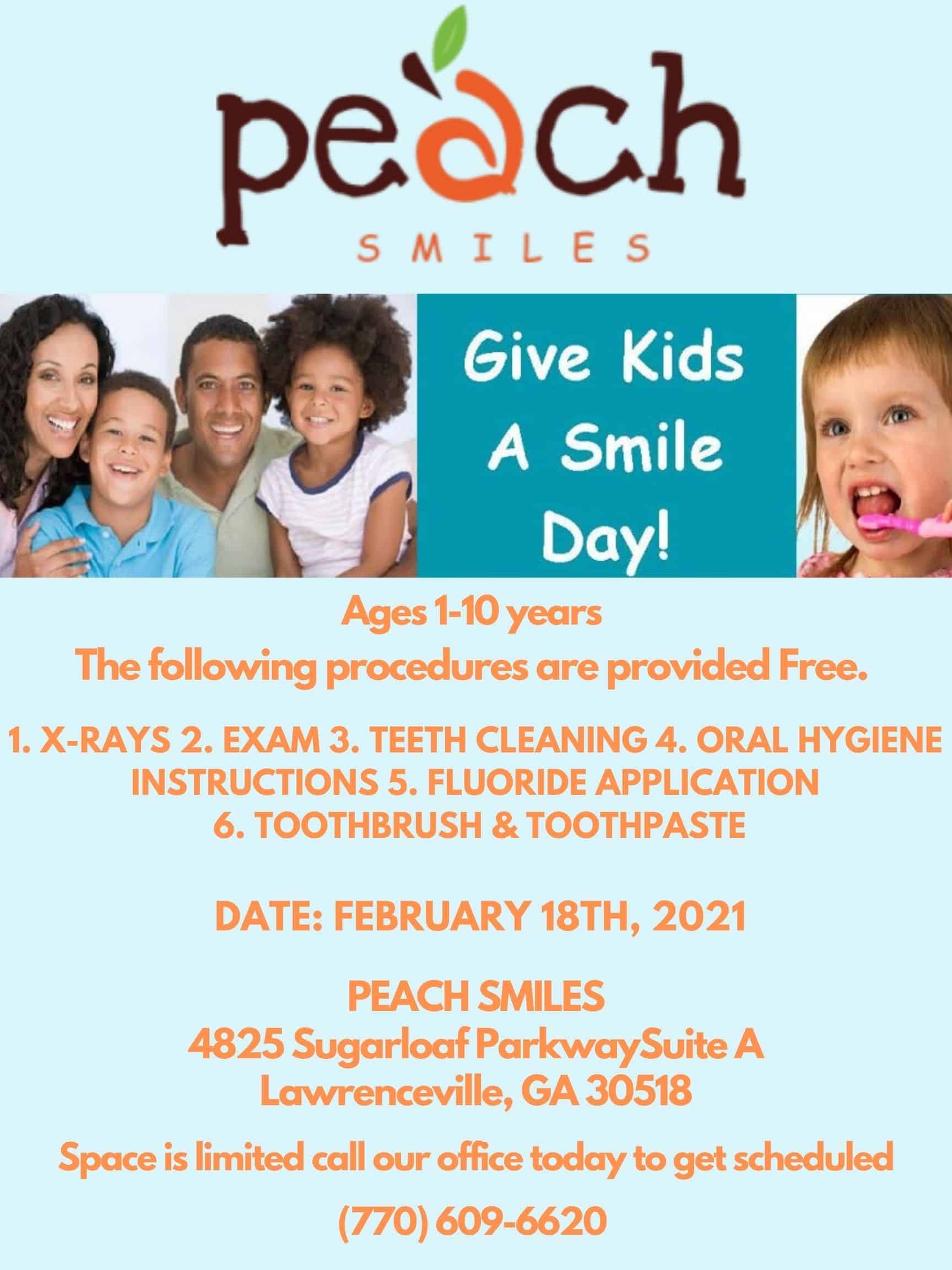 Community Service – Peach Smiles – Lawrenceville, GA