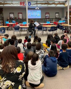 Kids learning about dental health